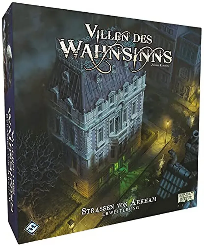 Fantasy Flight Games Villen des Wahnsinns Straßen von Arkham Erweiterung Deutsch