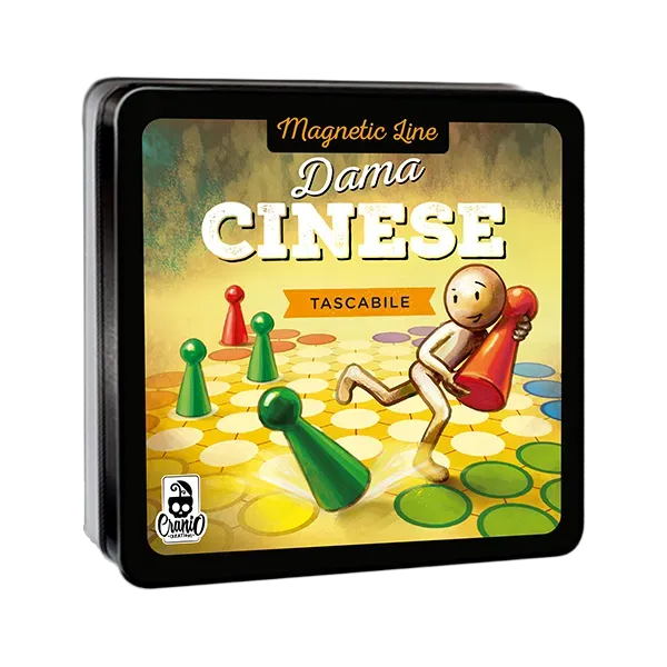 Cranio Magnetic Line Dama Cinese Reisespiel magnetisch