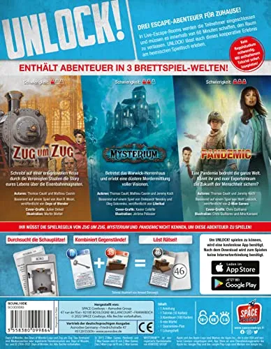 Space Cowboys Unlock Game Adventures Rätselspiel Deutsch