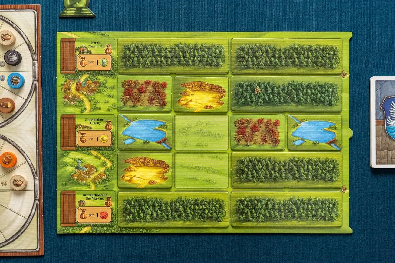 Capstone Games Glass Road Brettspiel Standard mit Promos