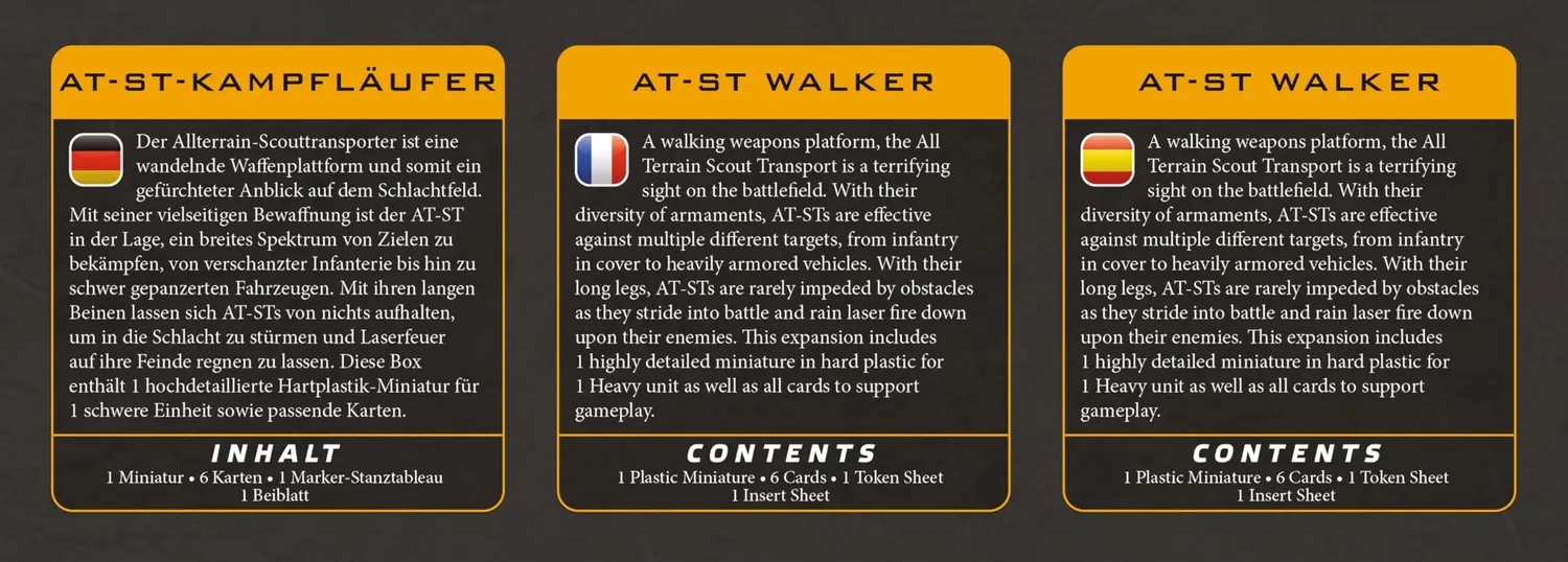 Asmodee Star Wars Legion AT-ST Walker Erweiterung Imperium
