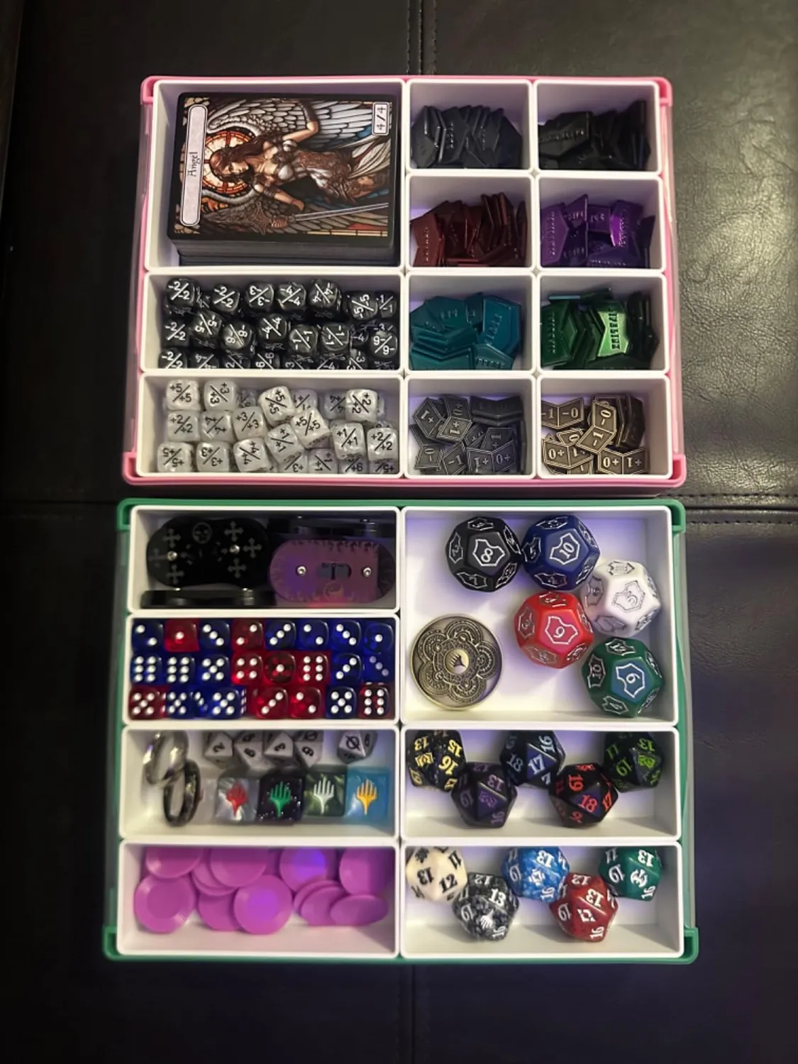 Gamegenic Token Silo Tokenbox Weiß 16,8x21,8x3,4cm stapelbar