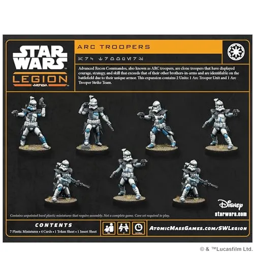 Asmodee Star Wars: Legion ARC Troopers Erweiterung Republik
