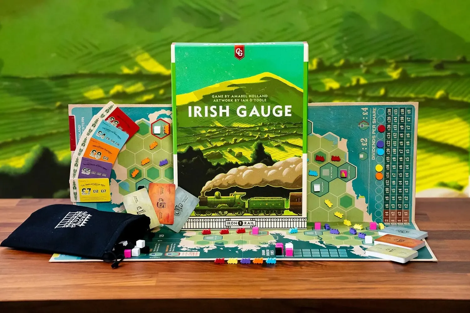 Capstone Games Irish Gauge Iron Rail Eisenbahnspiel