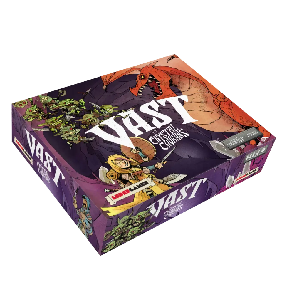 Leder Games Vast The Crystal Caverns Brettspiel asymmetrisch