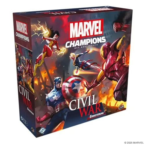 Asmodee Marvel Champions Civil War Kartenspiel-Erweiterung Deutsch kooperativ