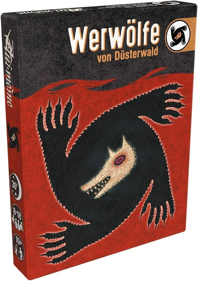 Asmodee Werwölfe von Düsterwald Der Pakt Partyspiel Box