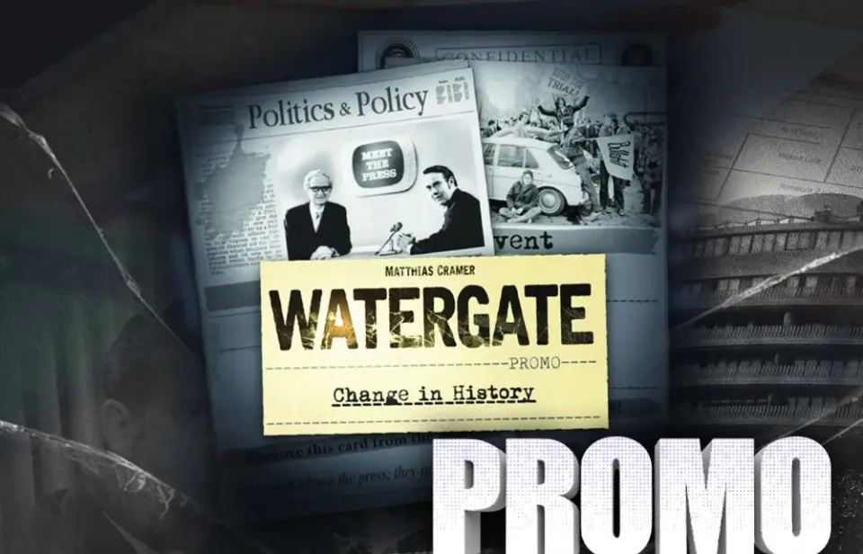 Capstone Games Watergate Change in History Promokarten