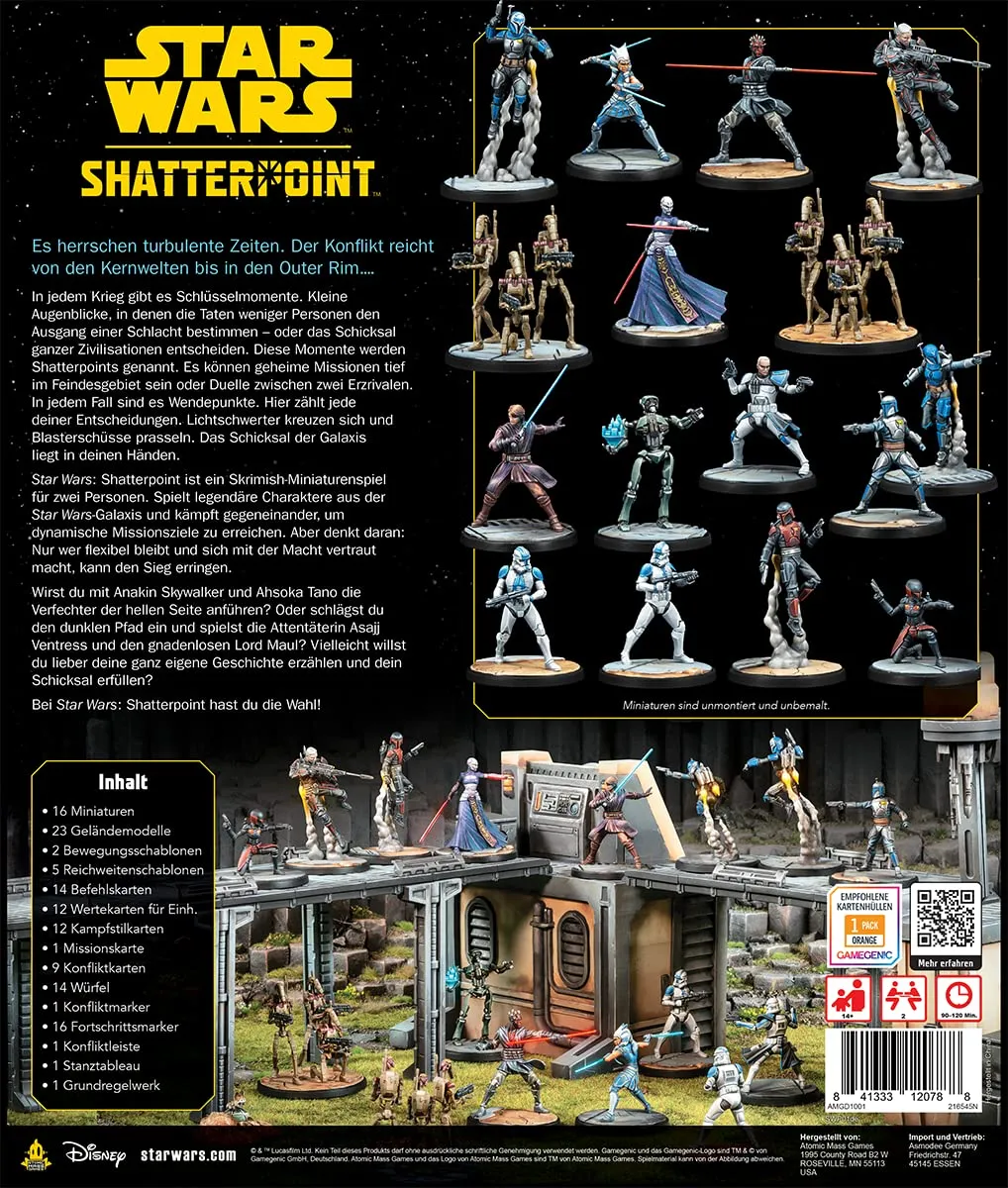 Asmodee Star Wars Shatterpoint Tabletop Grundspiel Deutsch