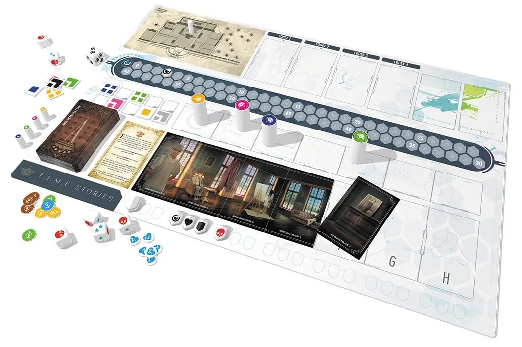 Space Cowboys TIME Stories Grundspiel Erählspiel