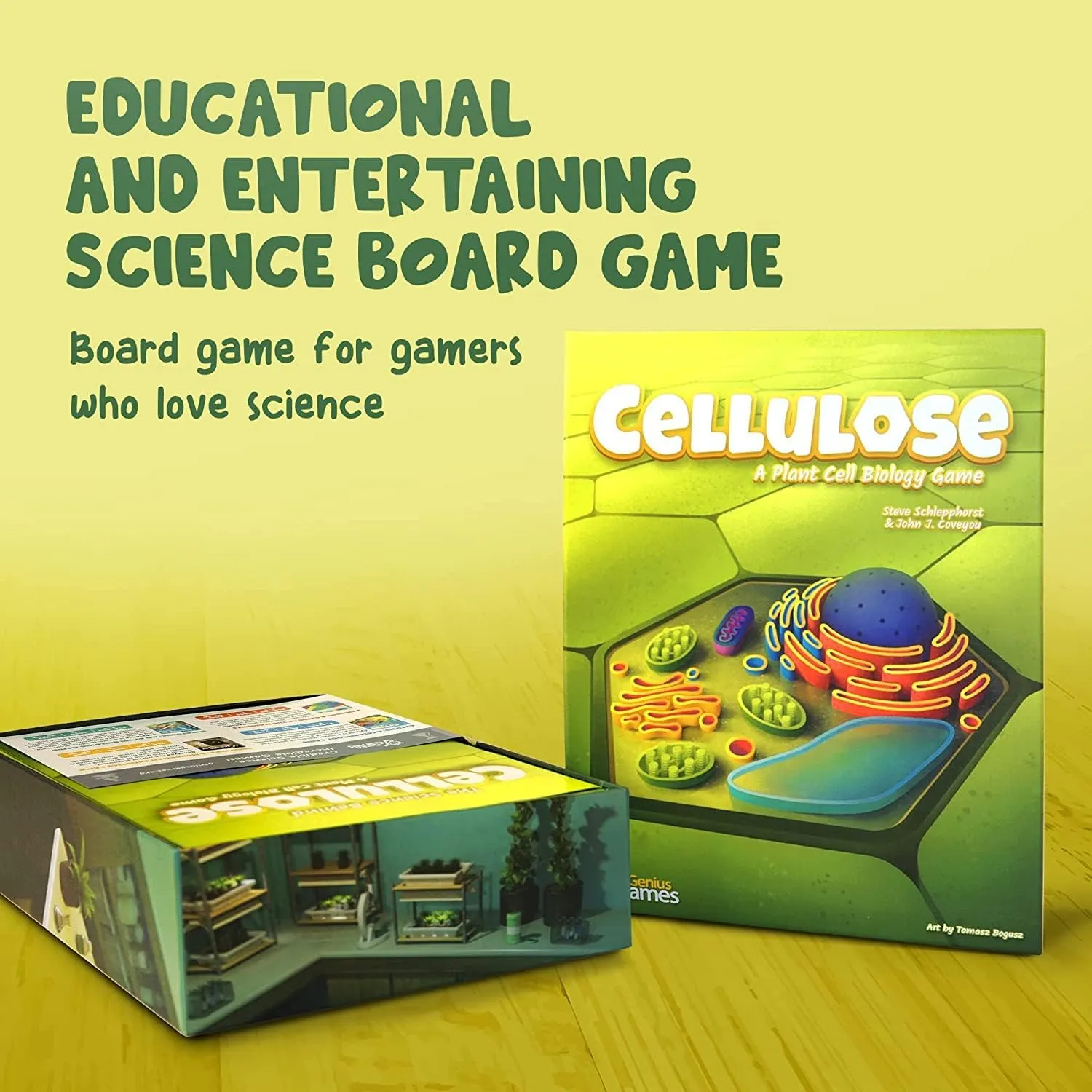 Genius Games Cellulose Brettspiel Pflanzenzelle Strategie 1-5