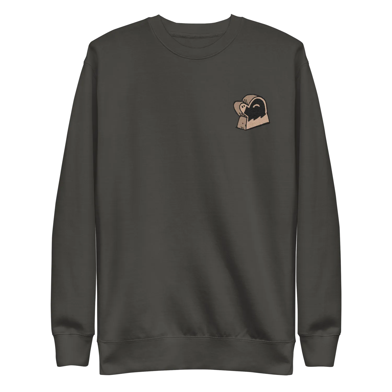 Leder Games Root Duchy Meeple Sweatshirt schwarz bestickt