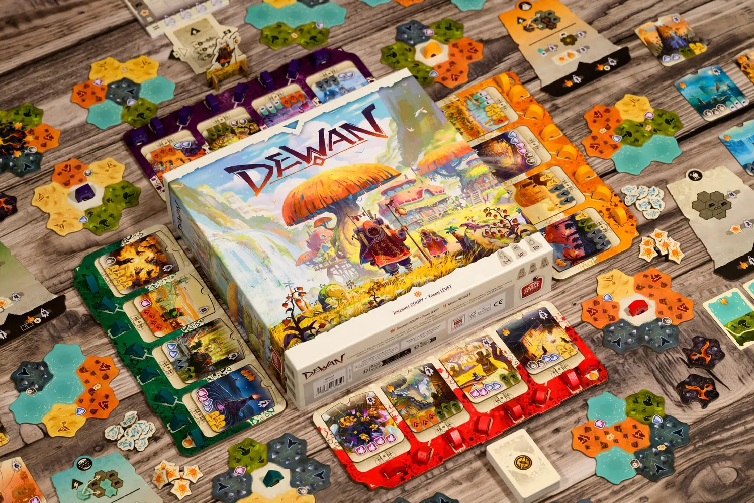 Asmodee Dewan Strategiespiel Deutsch Familienspiel
