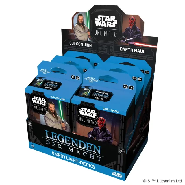 Asmodee Star Wars Unlimited Legenden der Macht Spotlight Deck