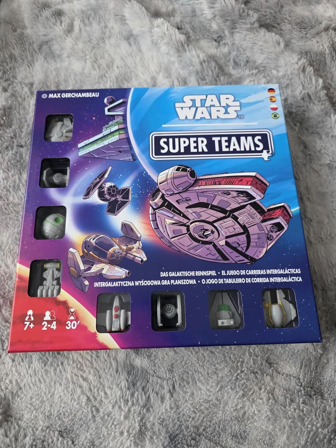 Asmodee Star Wars Super Teams Familienspiel Rennen 4 Teams