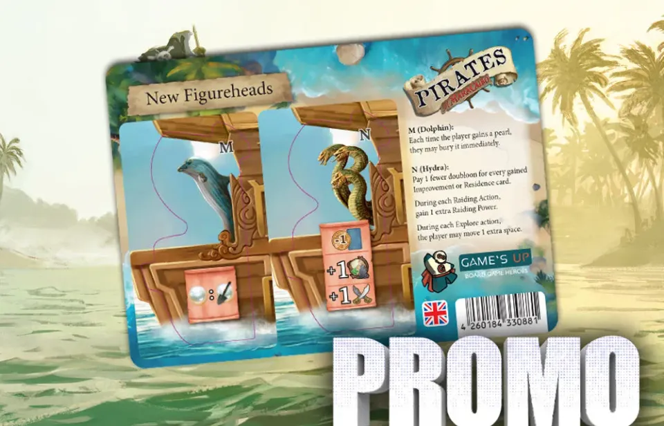 Capstone Games Pirates of Maracaibo Figureheads Promo