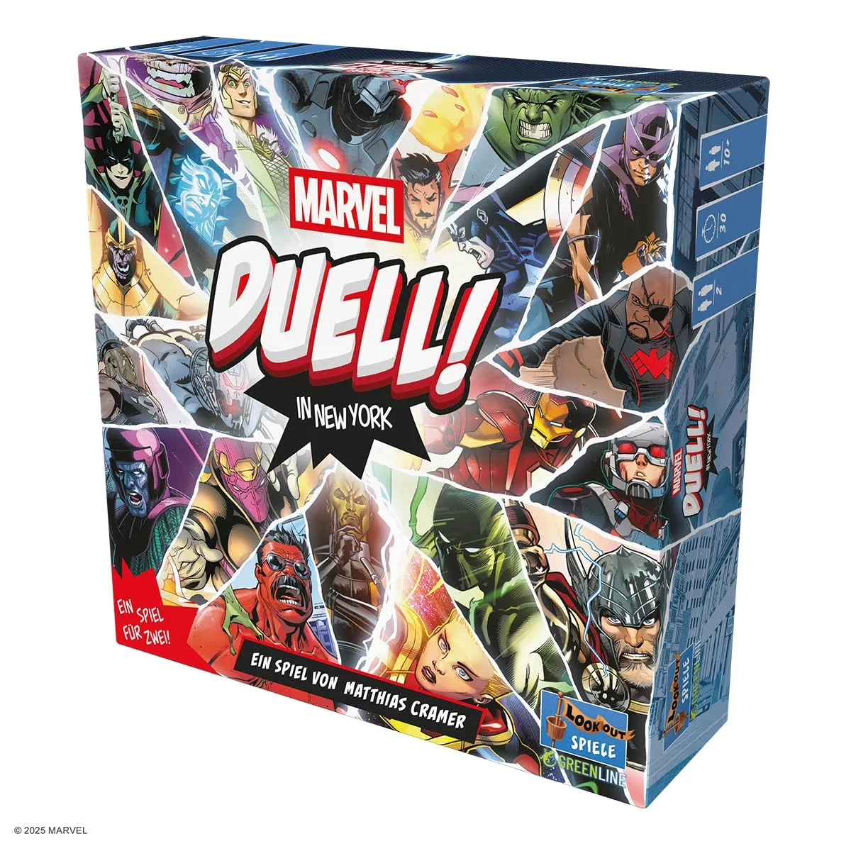 Asmodee Marvel Duell In New York Kartenspiel 2 Spieler