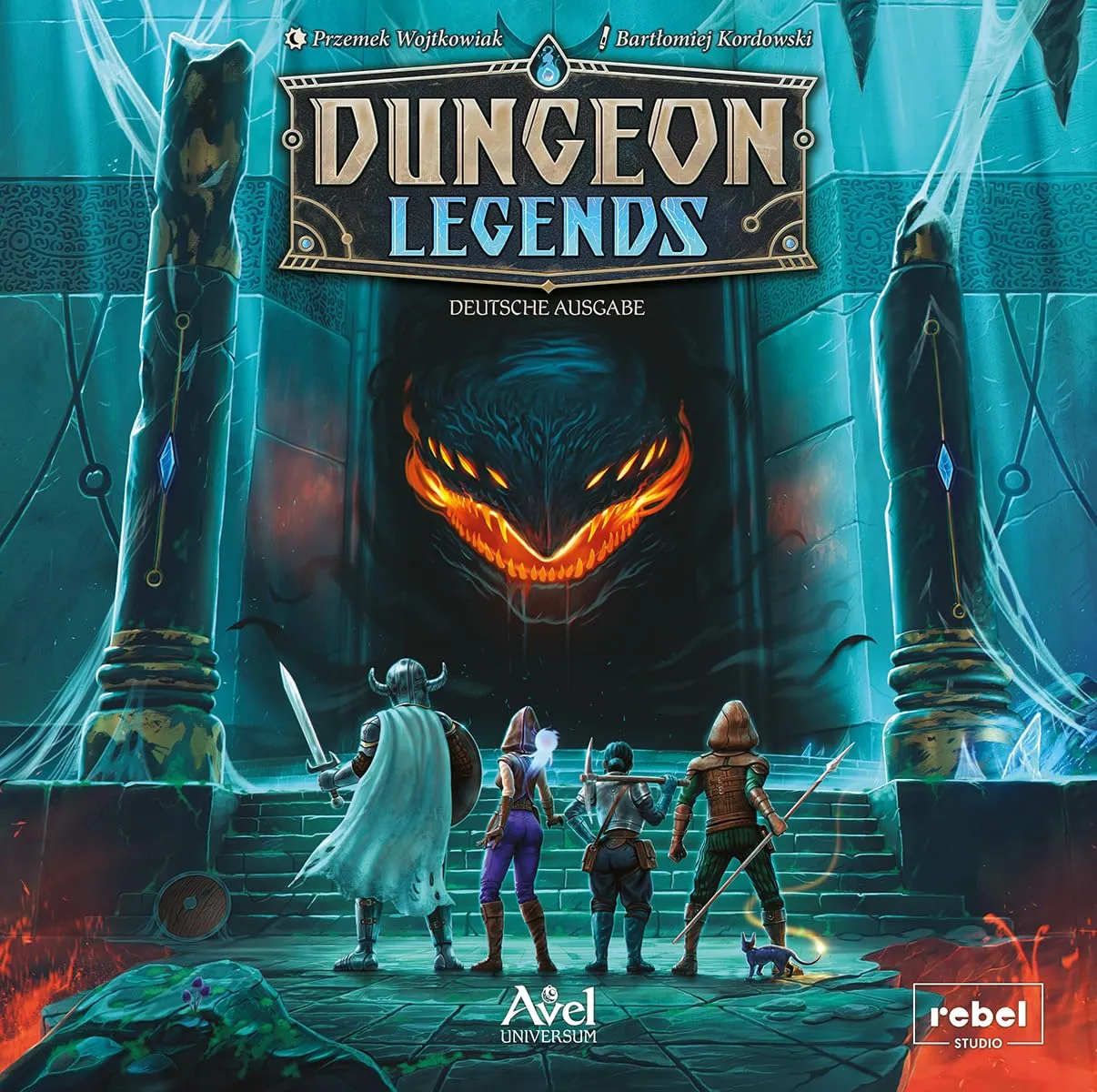 Asmodee Dungeon Legends Kennerspiel Deckbuilding Deutsch