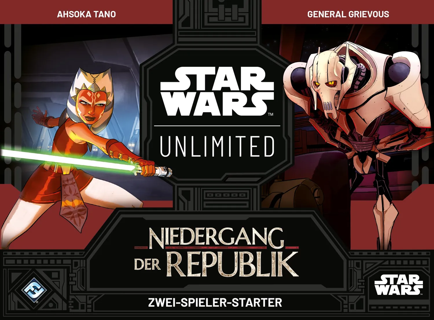 Fantasy Flight Star Wars Unlimited Niedergang der Republik Starter Deutsch