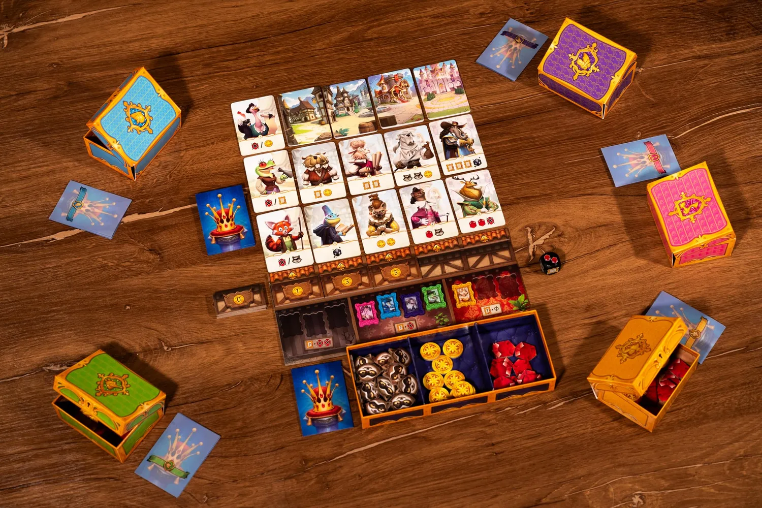 Asmodee Für die Krone Familienspiel Deutsch