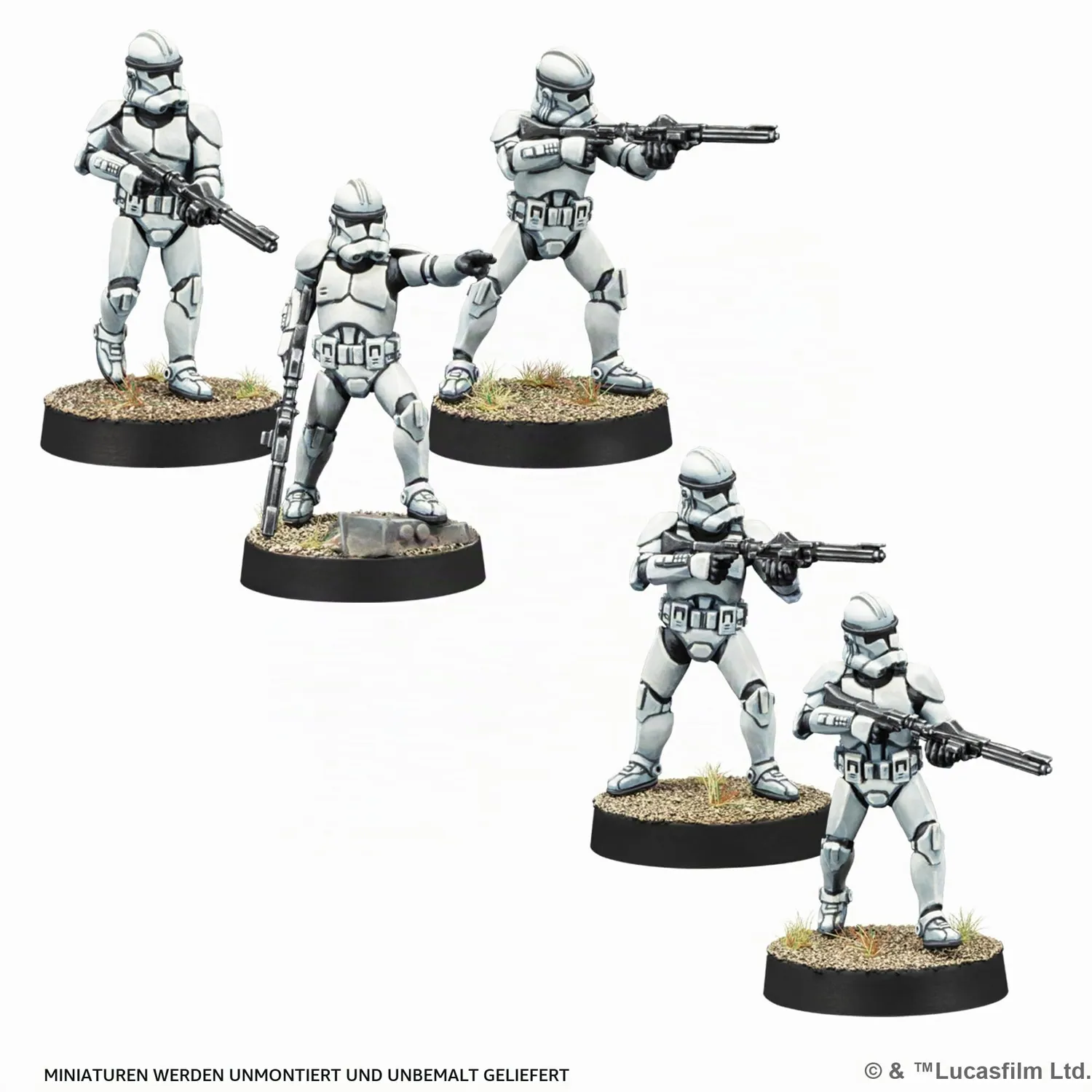 Asmodee Star Wars Legion Clone Trooper Marksmen Erweiterung