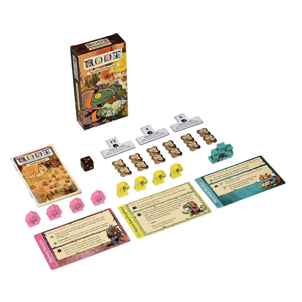 Leder Games Root Riverfolk Hirelings Erweiterung Pack