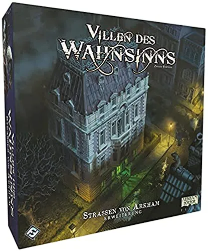Fantasy Flight Games Villen des Wahnsinns Straßen von Arkham Erweiterung Deutsch