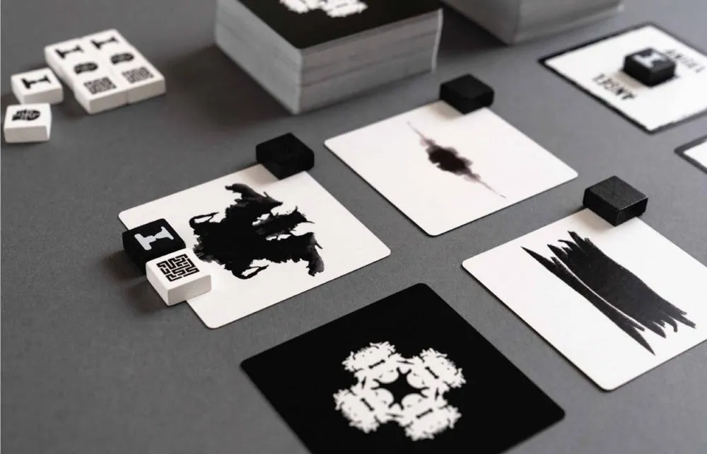 Capstone Rorschach Teamspiel Partyspiel Klecksbilder Wort