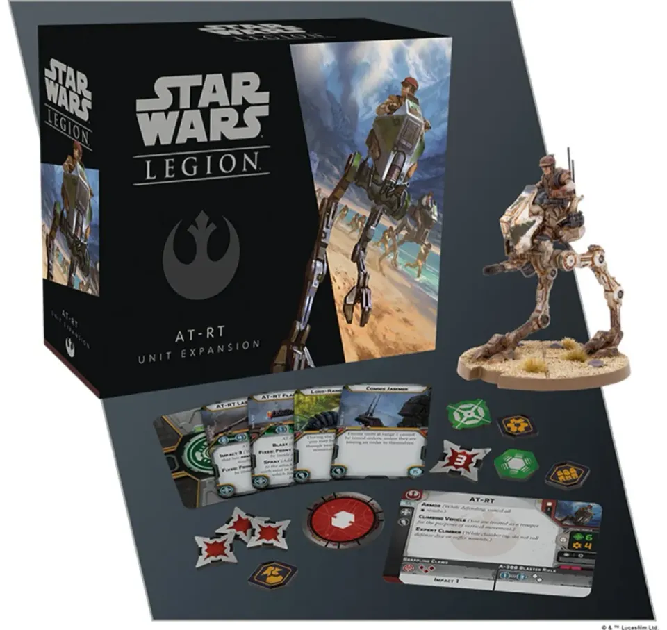 Atomic Mass Games Star Wars Legion AT-RT Tabletop-Erweiterung Rebellen