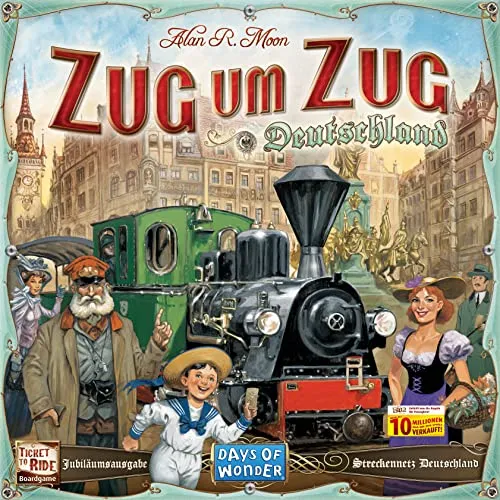 Days of Wonder Zug um Zug Deutschland Brettspiel 2023 Passagiere