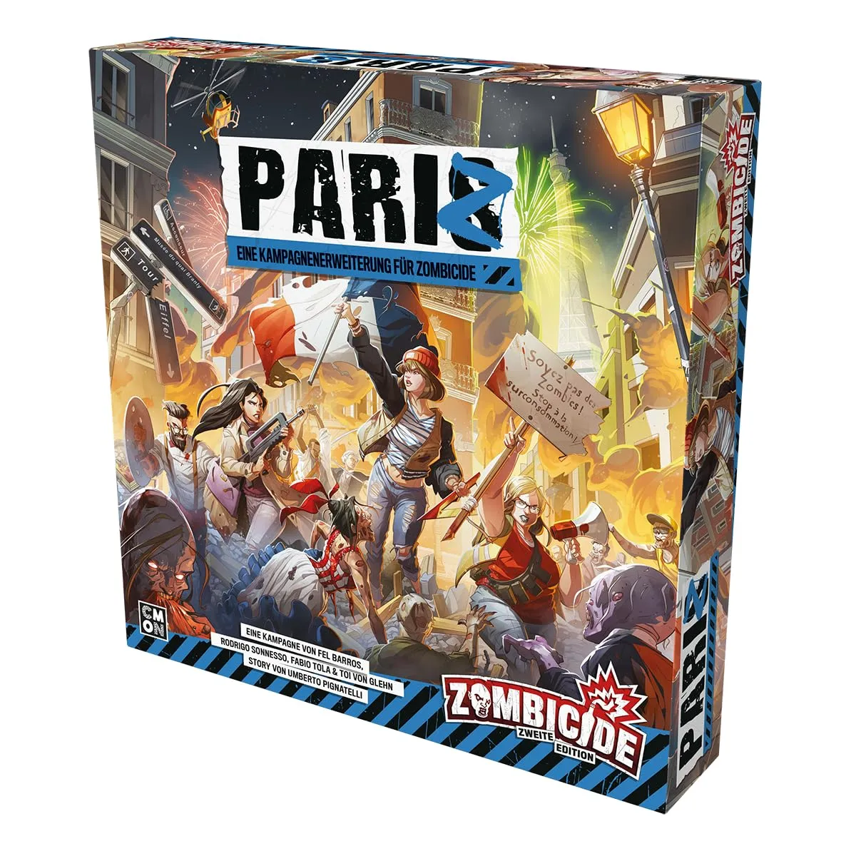 CMON Zombicide 2. Edition PariZ Erweiterung Kampagne Deutsch