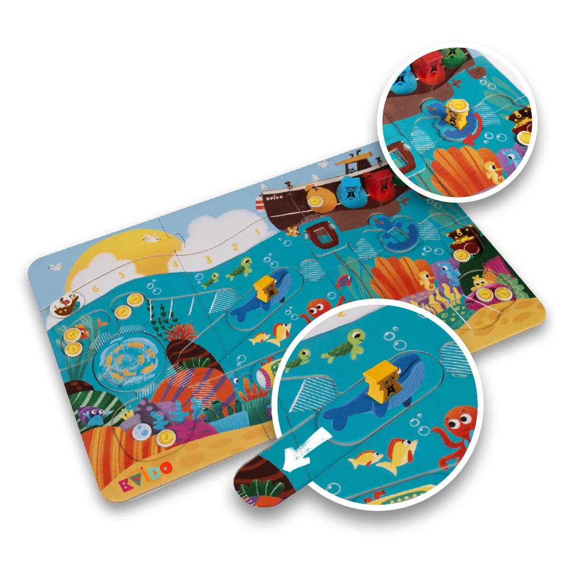 Cranio Salva il Tesoro Kinderspiel Schatzsuche im Ozean