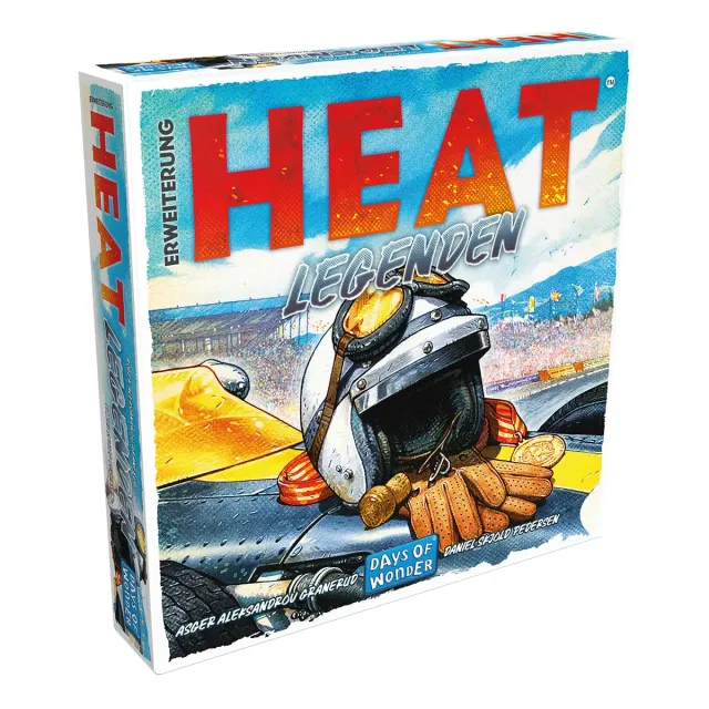 Asmodee Heat Legenden Erweiterung Deutsch für 12 Rennwagen