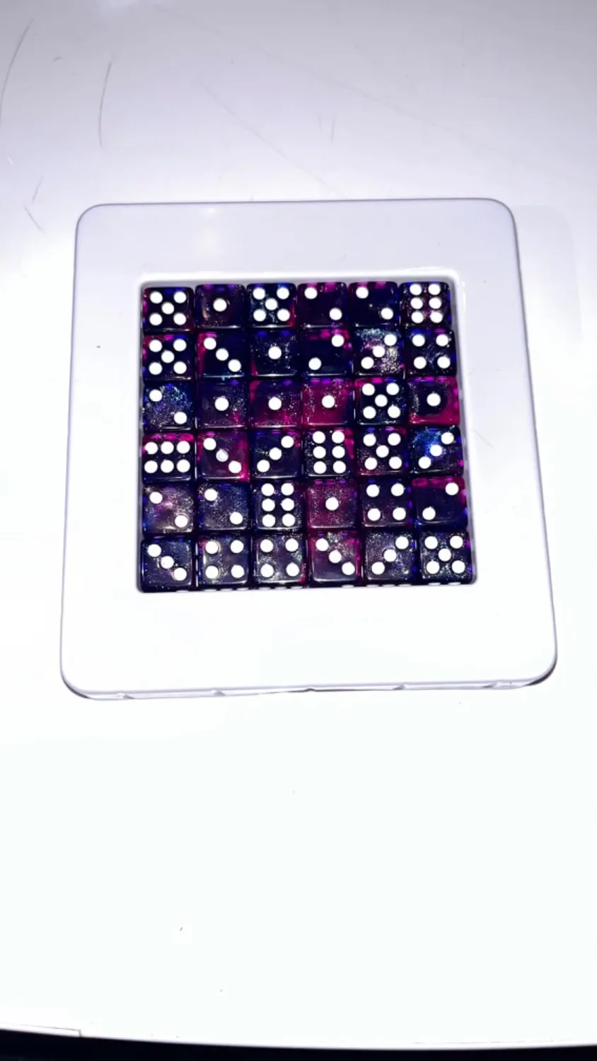 Gamegenic Galaxy Nebula D6 Würfelset 36 Acryl 12mm