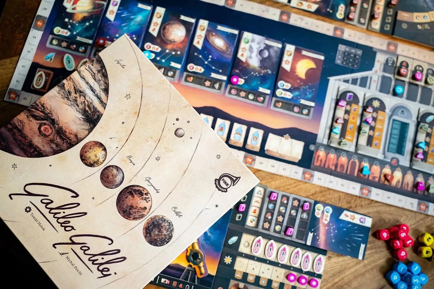 Capstone Games Galileo Galilei Brettspiel Astronomie