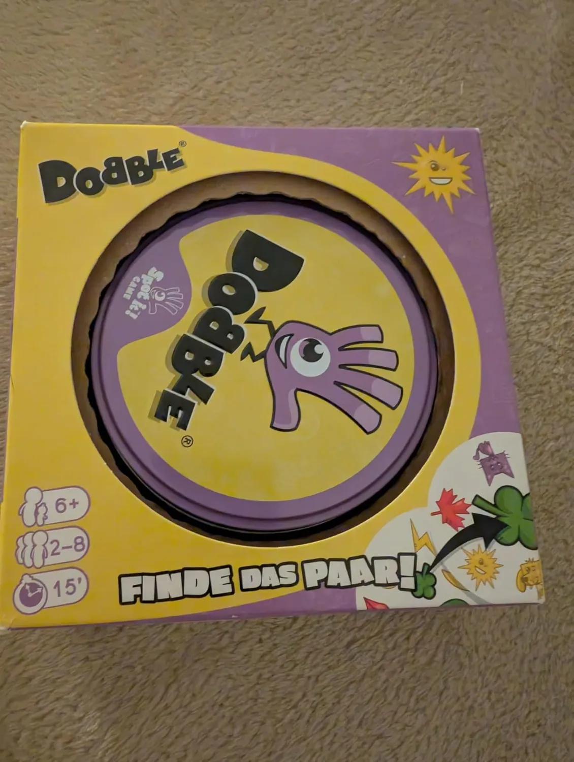 Asmodee Dobble Classic Kartenspiel Eco-Sleeve Symbole