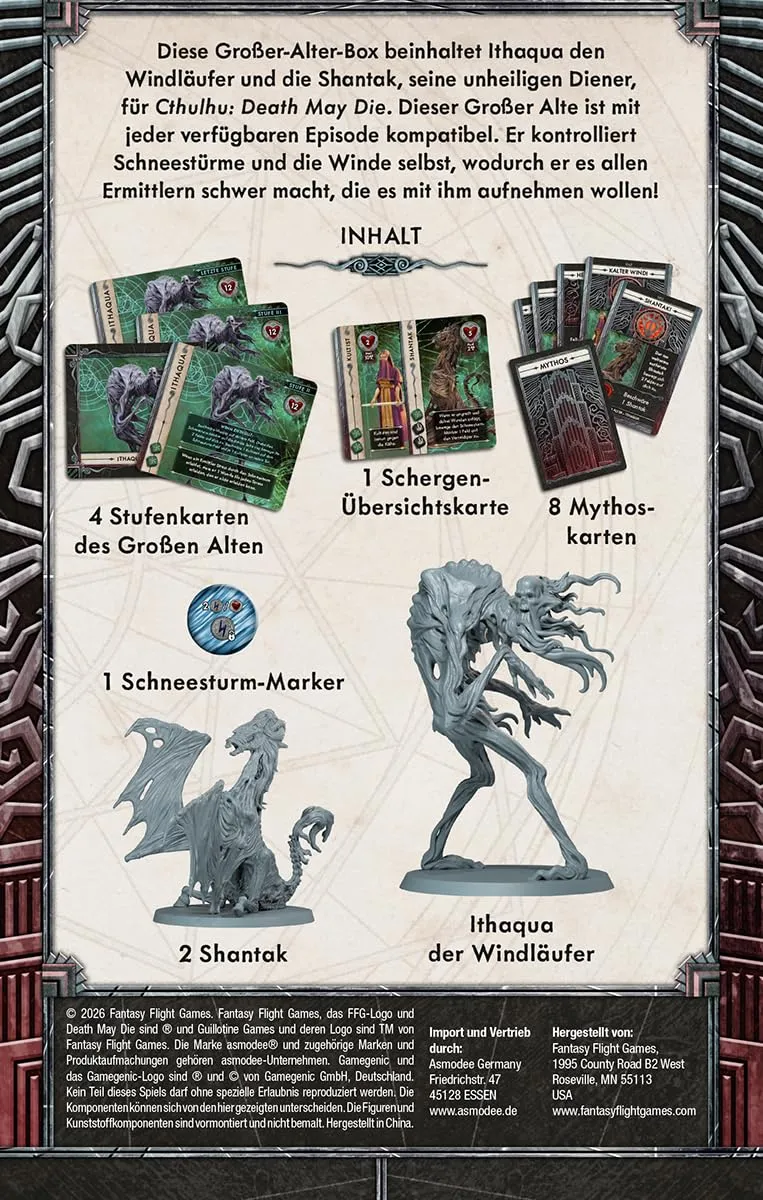 Asmodee Cthulhu Death May Die Ithaqua der Windläufer Erweiterung