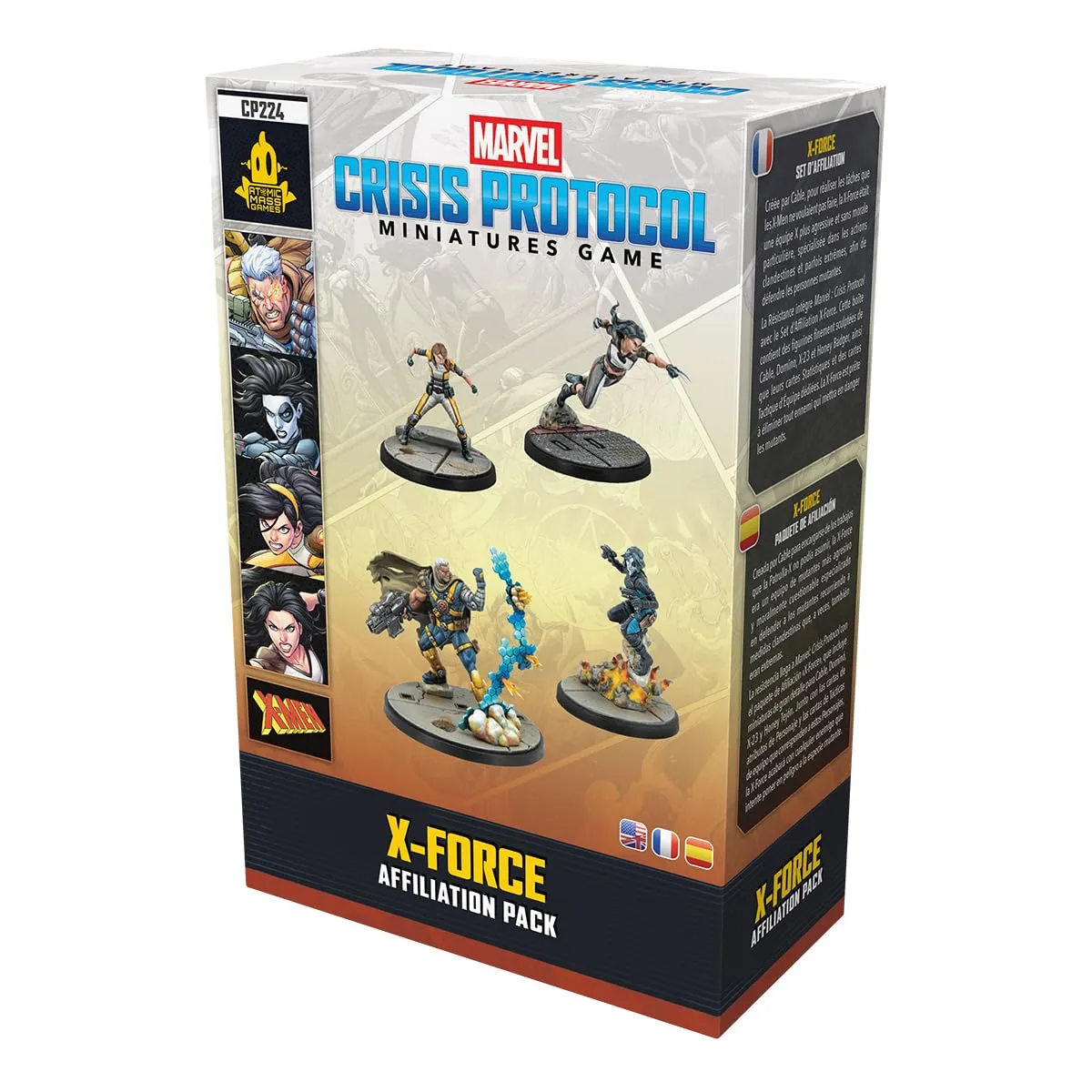 Asmodee Marvel Crisis Protocol X-Force Affiliation Pack Tabletop
