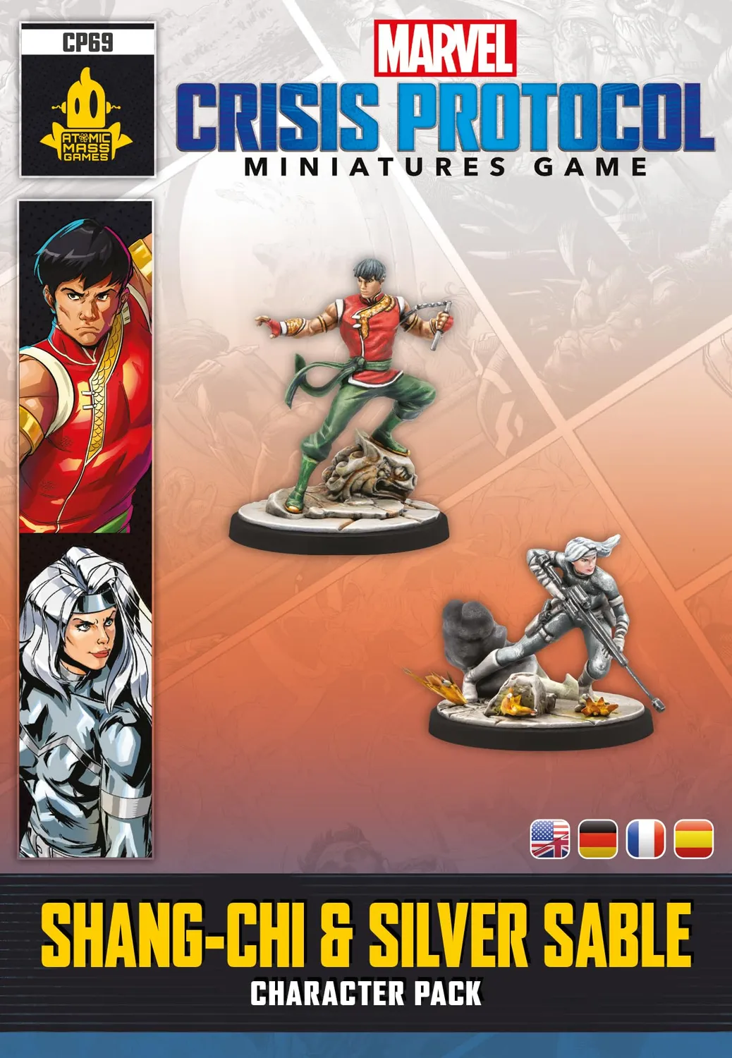 Atomic Mass Games Marvel Crisis Shang-Chi Silver Sable Pack