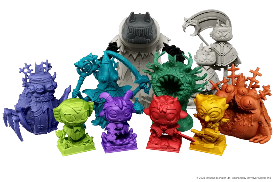 Paper Fort Games Cult of the Lamb Miniaturen Pack 10 Figuren