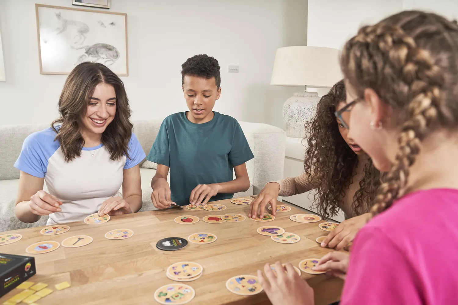 Asmodee Dobble Anarchy Pancakes Kartenspiel 2-6 Spieler