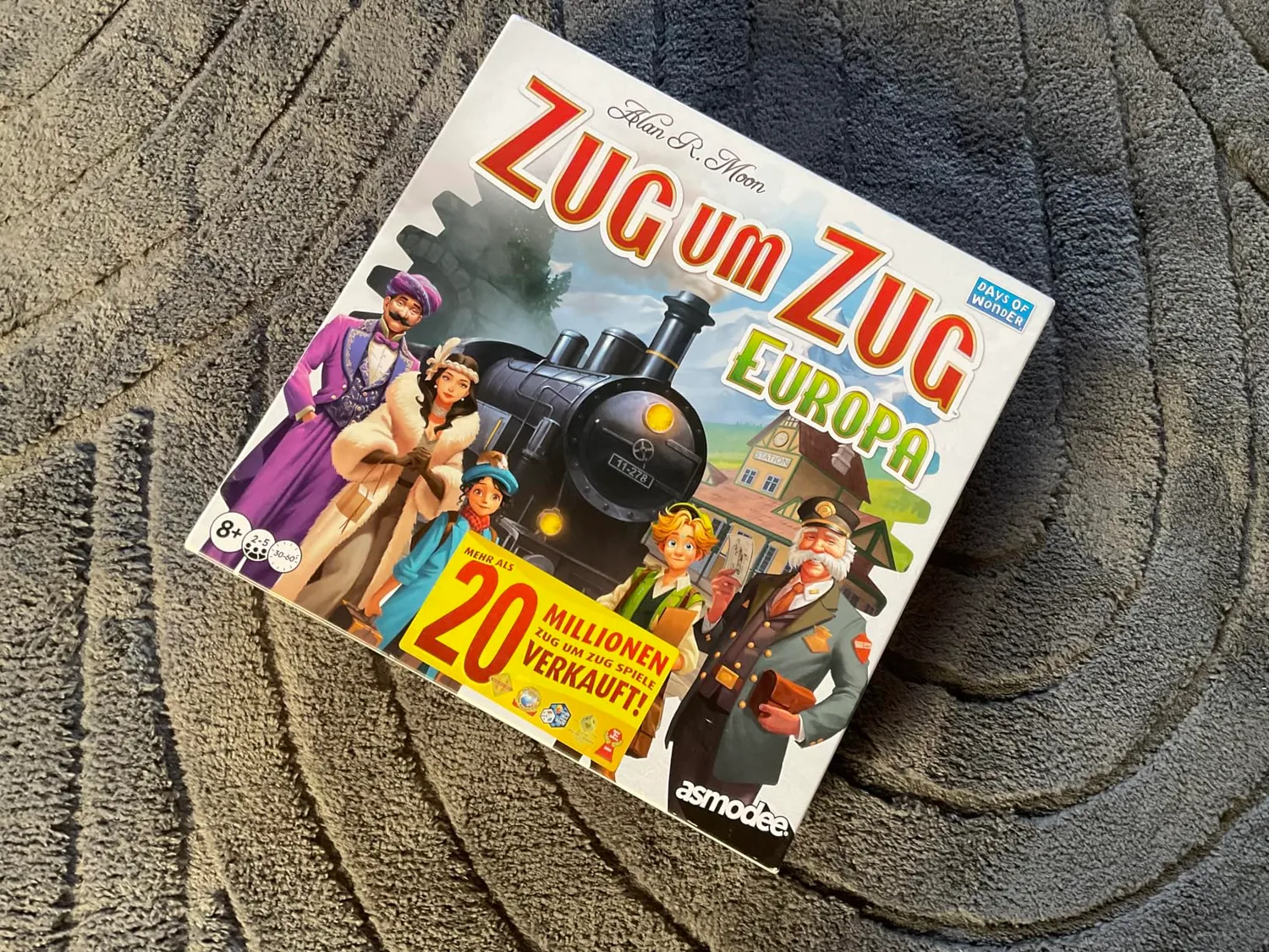 Days of Wonder Zug um Zug Europa Refresh Brettspiel