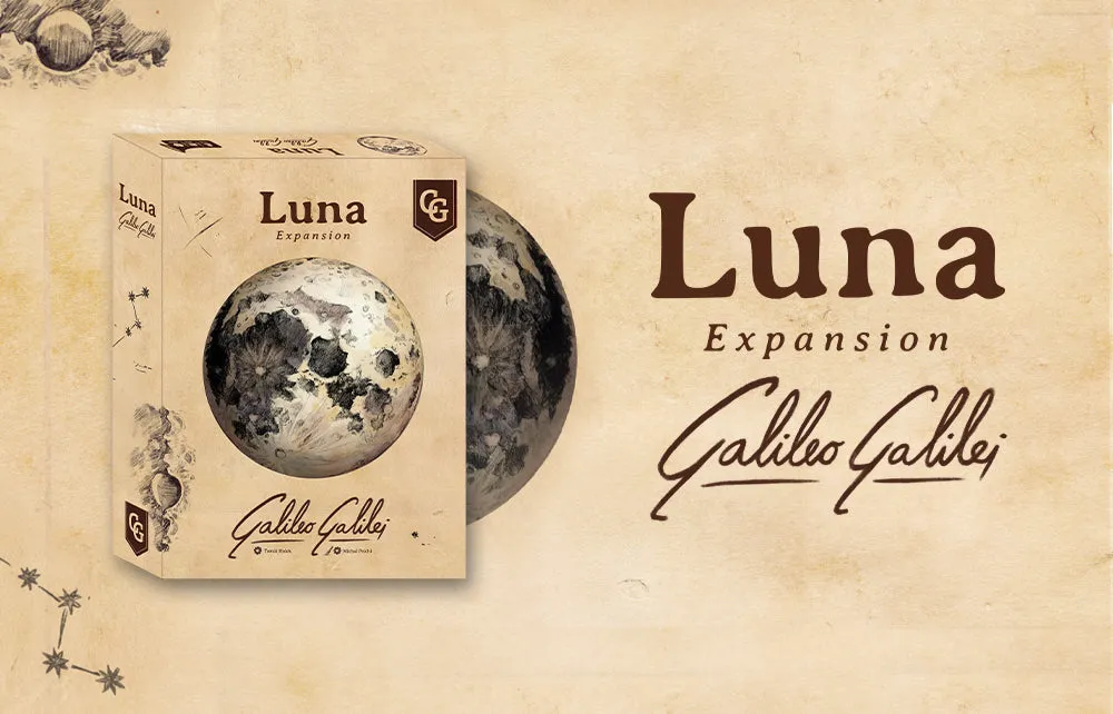 Capstone Games Galileo Galilei Bundle Brettspiel komplett mit Luna