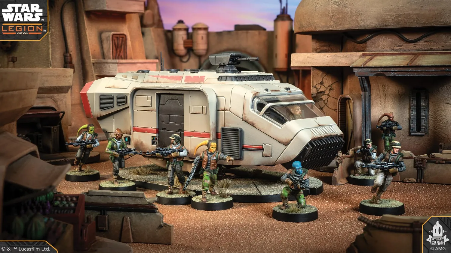 Asmodee Star Wars Legion A-A5 Speeder Truck Erweiterung unbemalt