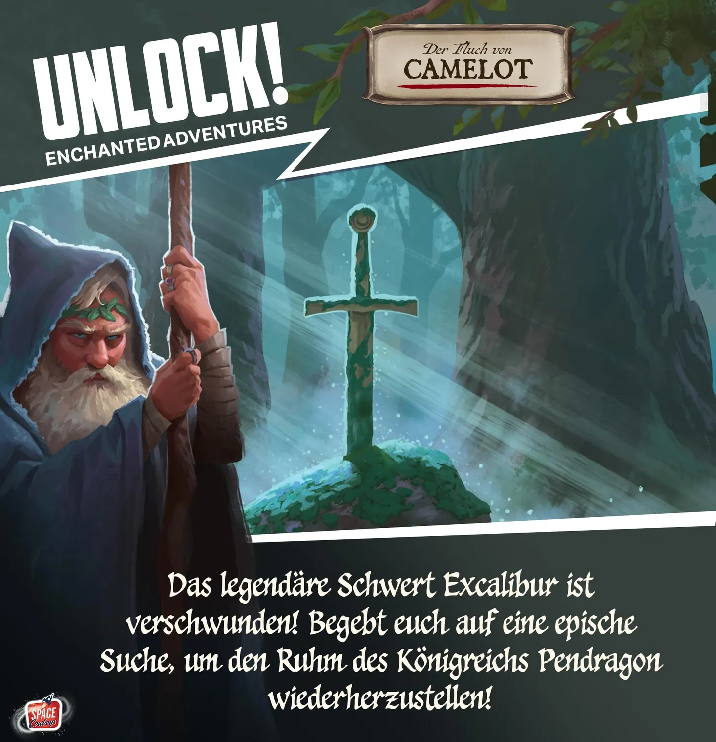 Asmodee Unlock! Enchanted Adventures Familienspiel Deutsch