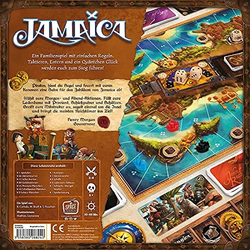Space Cowboys Jamaica Grundspiel Familienspiel Deutsch