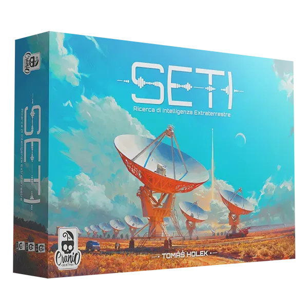 Cranio SETI Suche nach Leben Brettspiel Kennerspiel