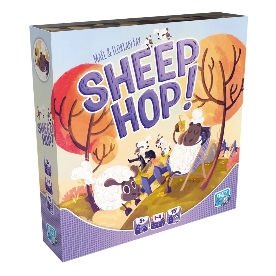 Space Cow Sheep Hop Kinderspiel Brettspiel kooperativ 1-4