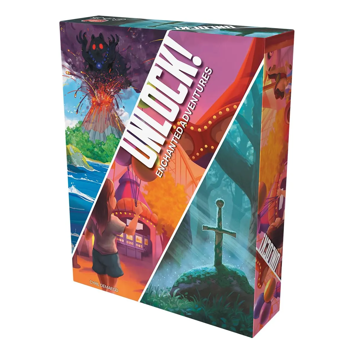 Asmodee Unlock! Enchanted Adventures Familienspiel Deutsch