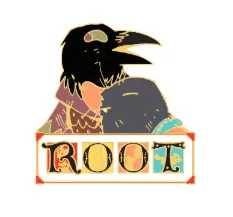 Leder Games Root Underworld Portrait Pin Anstecker